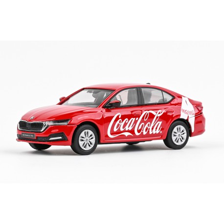 2020 Škoda Octavia IV − Coca-Cola − červená − ABREX 1:43