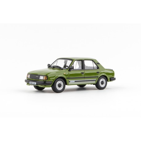 1984 Škoda Škoda 120 L − Zelená olivová, pruh pro export − ABREX 1:43