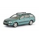 2004 Škoda Octavia II Combi − Zelená Island metalíza − Abrex 1:43