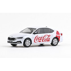 2020 Škoda Octavia IV − Coca-Cola − bílá − ABREX 1:43