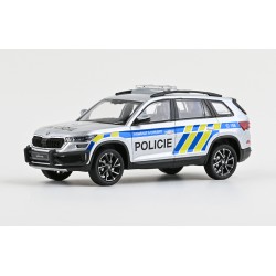 2021 Škoda Kodiaq FL − Policie ČR, vůz s "narážecím" čelním rámem − ABREX 1:43