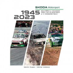 Škoda Motorsport - soutěžní a závodní škodovky na plakátech a prospektech 1945-2023