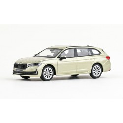 2023 Škoda Superb IV Combi – Žlutá Ice Tea metalíza − Abrex 1:43